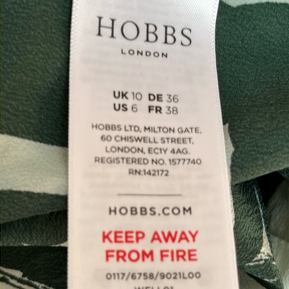 100% Silk HOBBS London ladies blouse - Picture 5 of 6